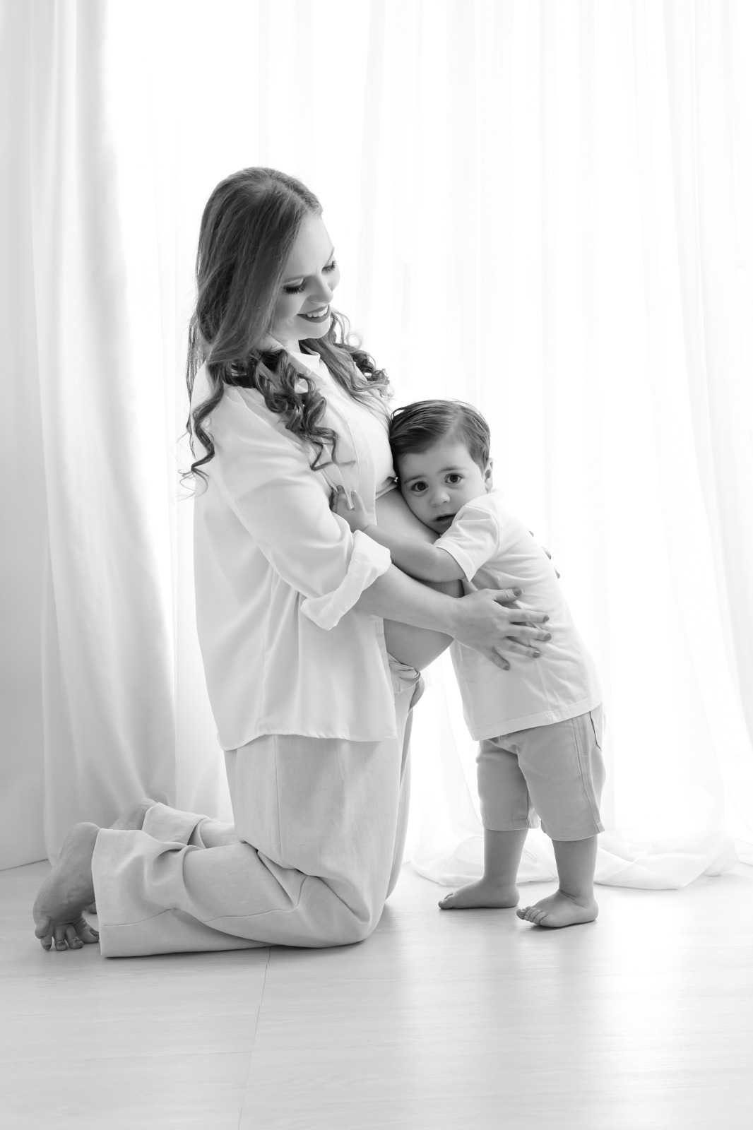 Ensaio gestante - Mãe e filho